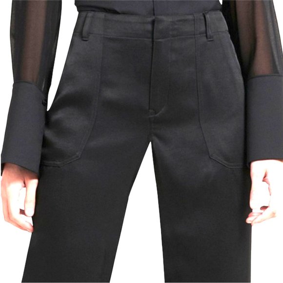 DKNY Black STRAIGHT-LEG ANKLE DRESS PANTS - Picture 6 of 14